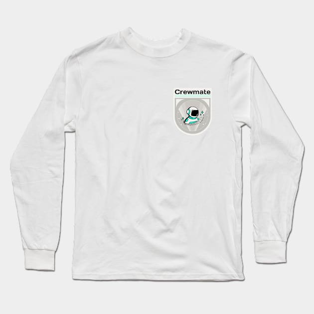 Among Us Crewmate Patch Long Sleeve T-Shirt by THUD creative